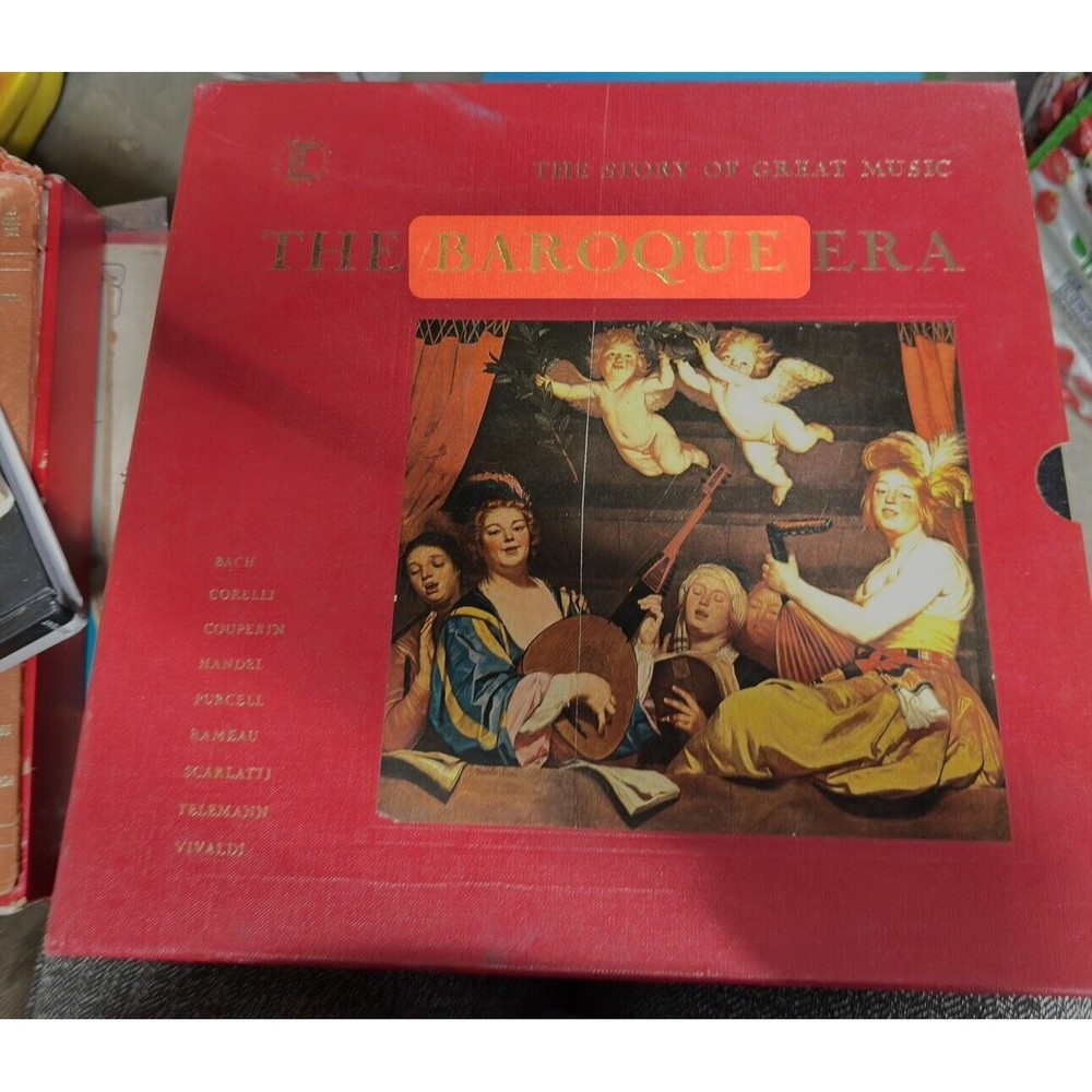 Time Life Records The Story of Great Music Baroque Era Vinyl 4 LP Set